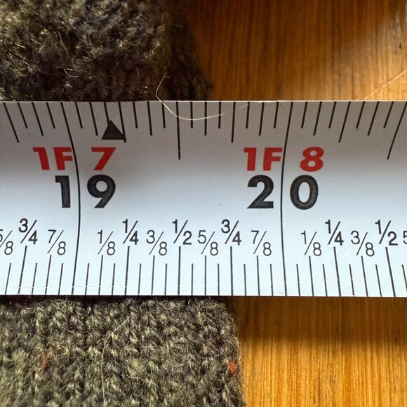 Talbots Size M Gray Multicolor Tweed Fair Isle Knit Long Sleeve Crewneck Sweater - Picture 8 of 13